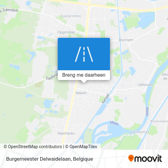 Burgemeester Delwaidelaan kaart