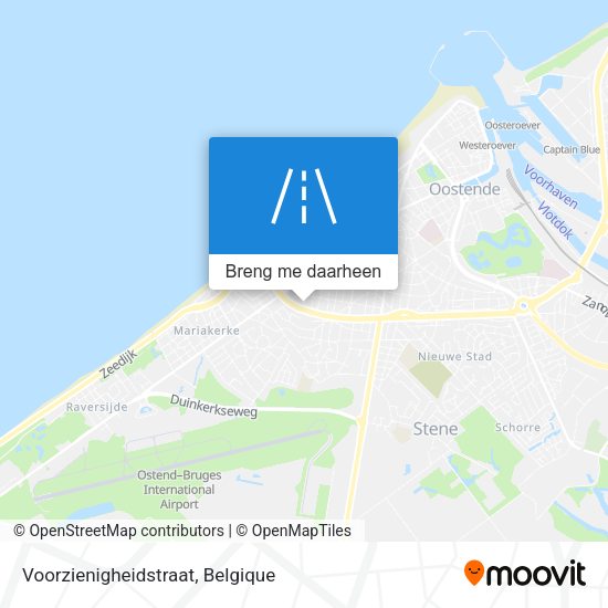 Voorzienigheidstraat kaart
