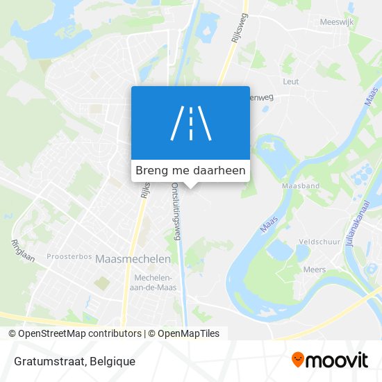 Gratumstraat kaart