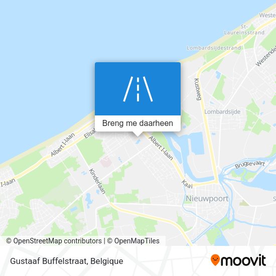 Gustaaf Buffelstraat kaart