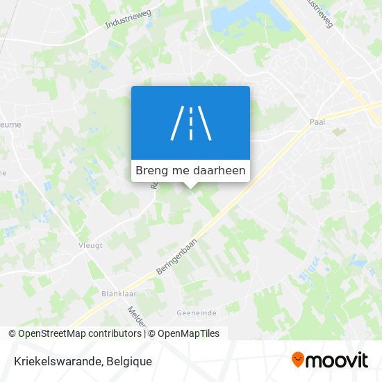 Kriekelswarande kaart