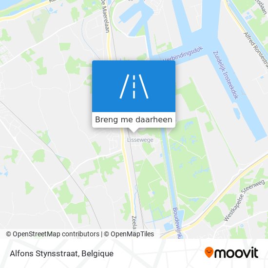 Alfons Stynsstraat kaart