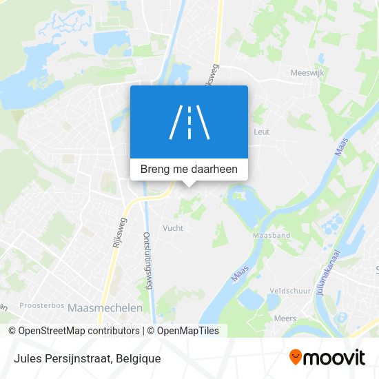 Jules Persijnstraat kaart