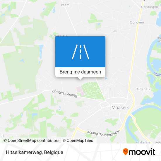 Hitselkamerweg kaart