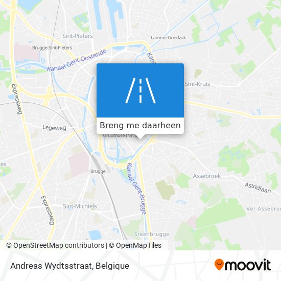 Andreas Wydtsstraat kaart