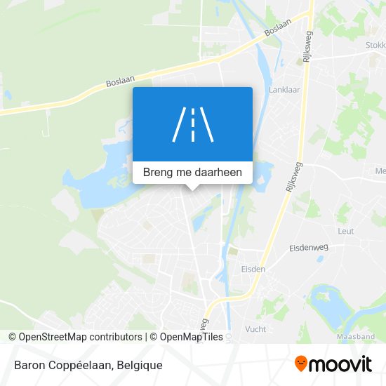 Baron Coppéelaan kaart