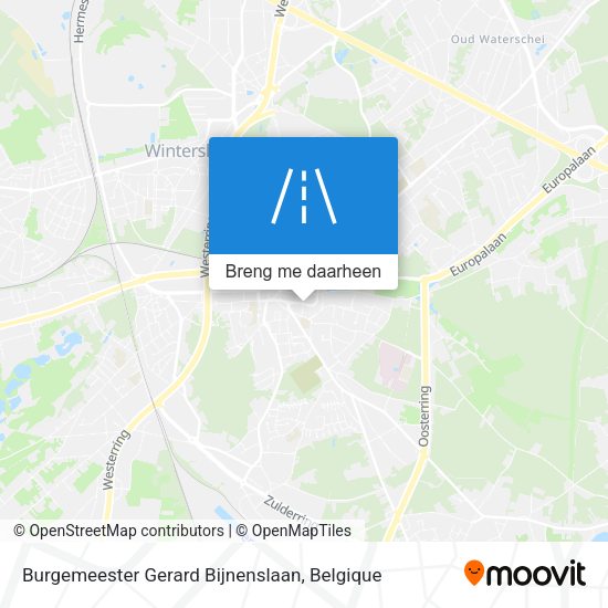Burgemeester Gerard Bijnenslaan kaart