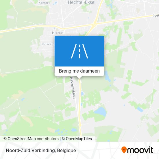Noord-Zuid Verbinding kaart