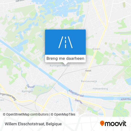 Willem Elsschotstraat kaart