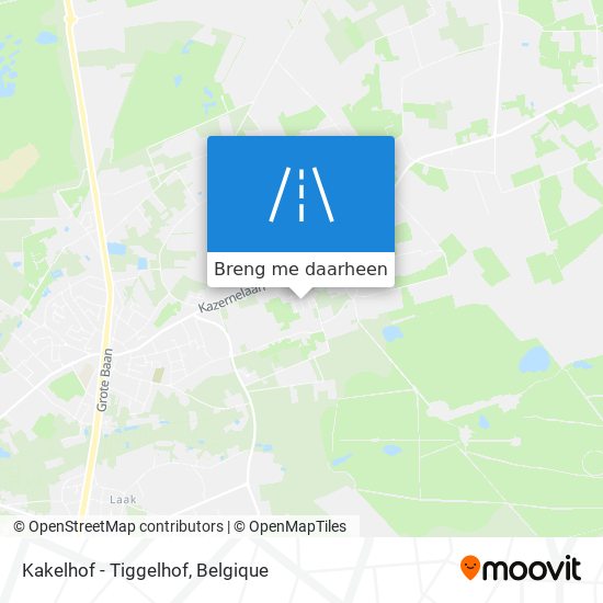 Kakelhof - Tiggelhof kaart