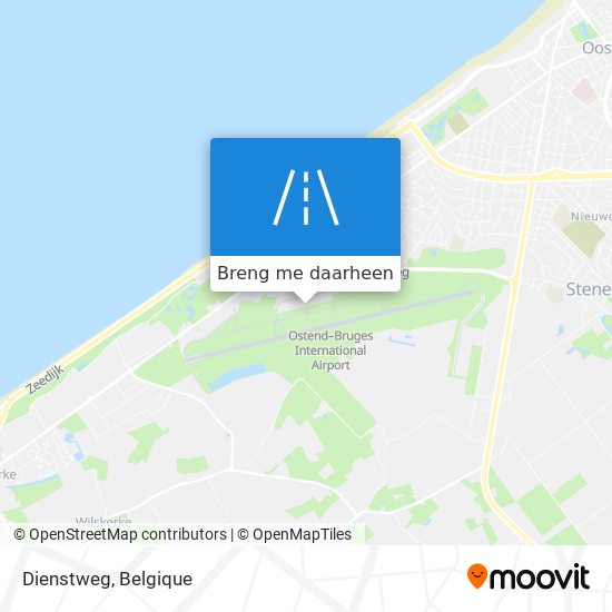 Dienstweg kaart