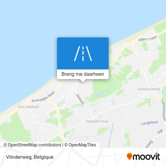 Vlinderweg kaart