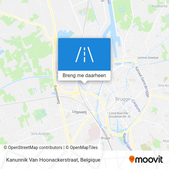Kanunnik Van Hoonackerstraat kaart