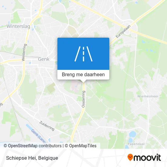 Schiepse Hei kaart