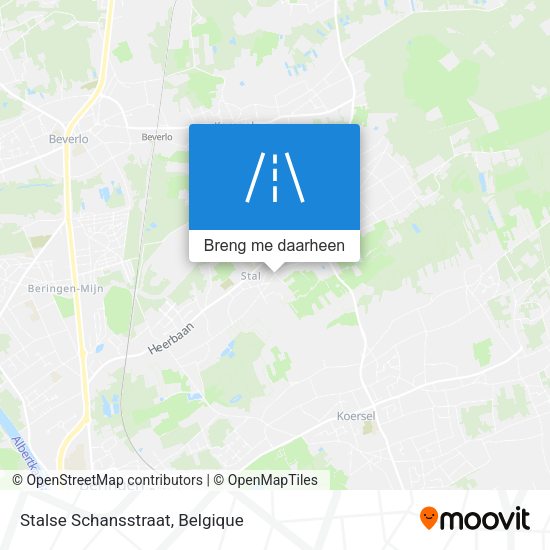 Stalse Schansstraat kaart