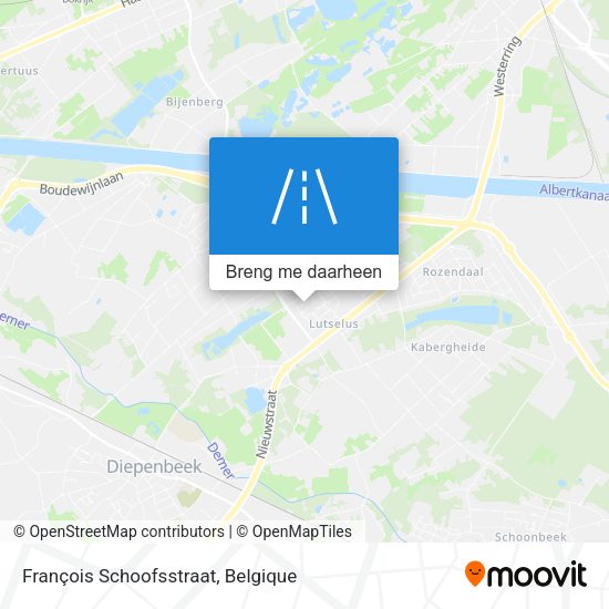 François Schoofsstraat kaart