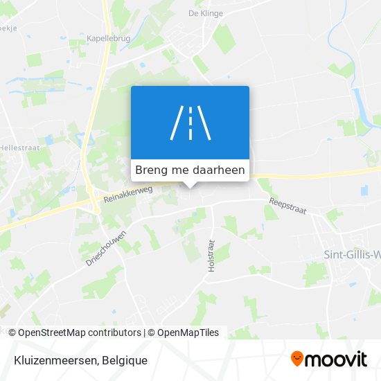 Kluizenmeersen kaart