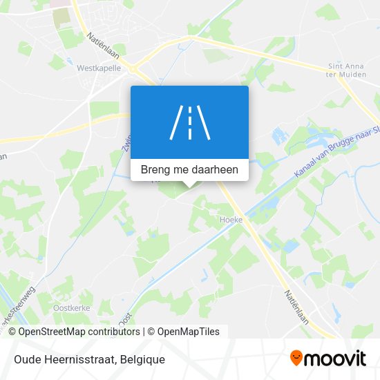 Oude Heernisstraat kaart