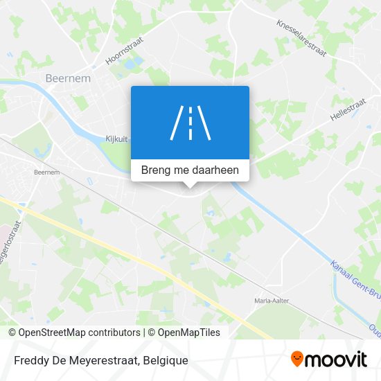Freddy De Meyerestraat kaart