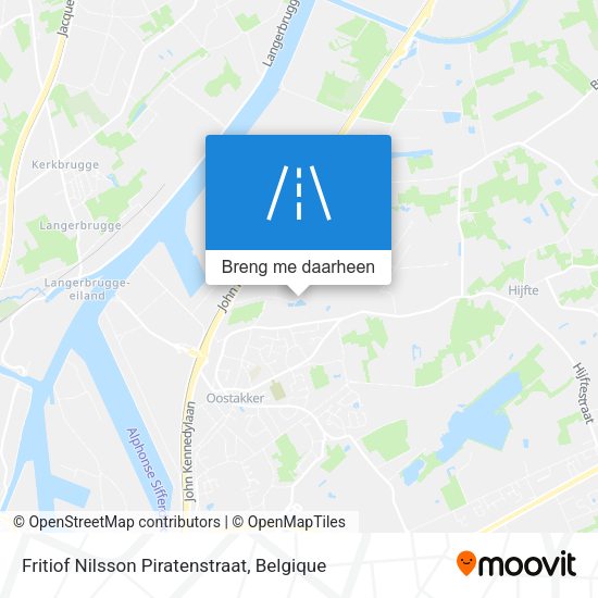 Fritiof Nilsson Piratenstraat kaart