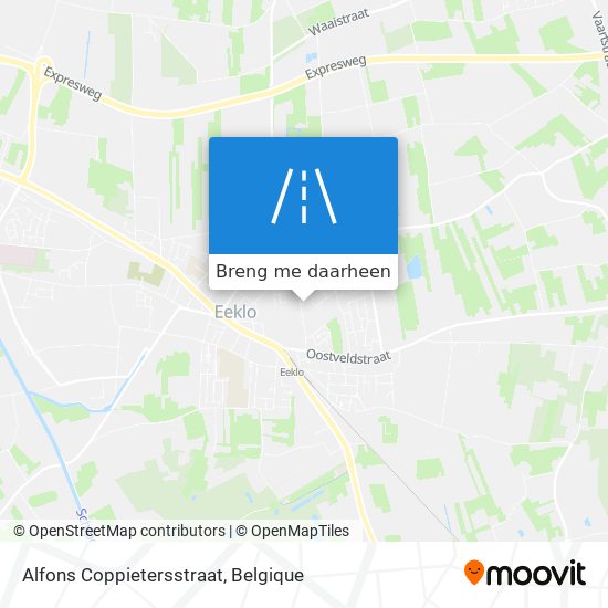 Alfons Coppietersstraat kaart
