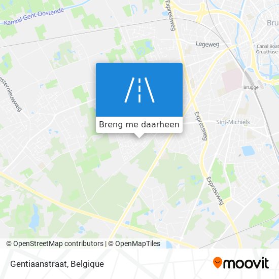 Gentiaanstraat kaart