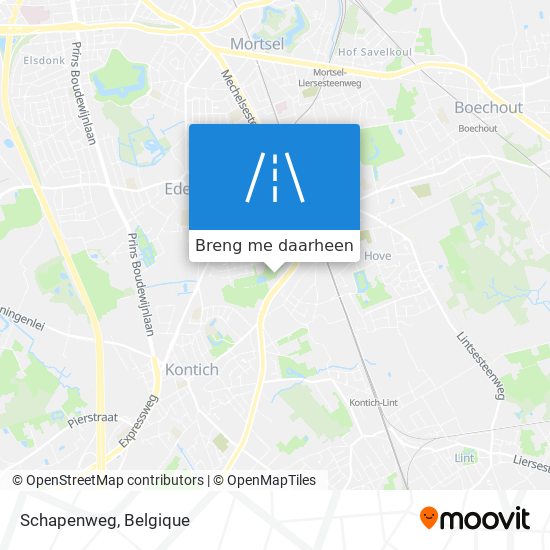 Schapenweg kaart