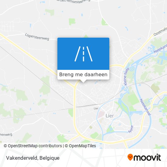 Vakenderveld kaart