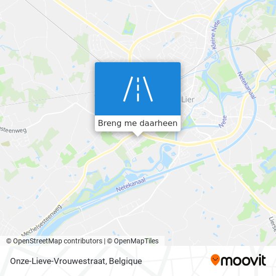 Onze-Lieve-Vrouwestraat kaart