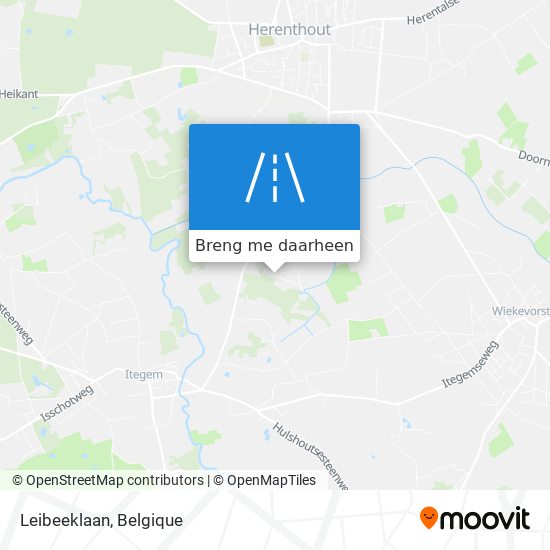 Leibeeklaan kaart