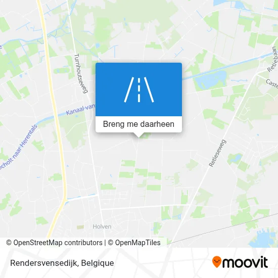 Rendersvensedijk kaart