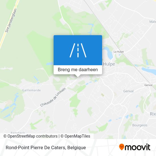 Rond-Point Pierre De Caters kaart
