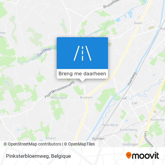 Pinksterbloemweg kaart