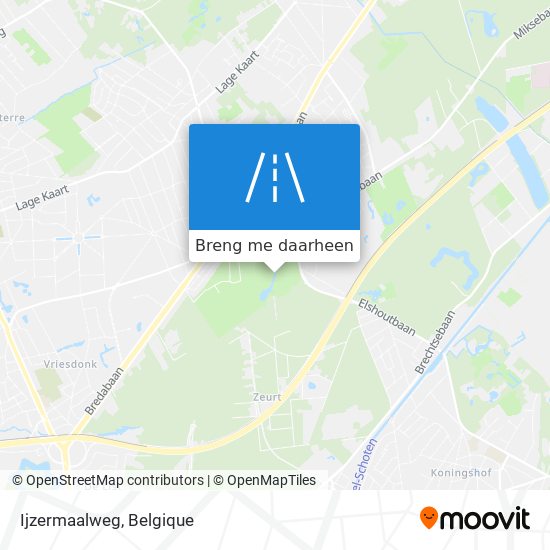 Ijzermaalweg kaart