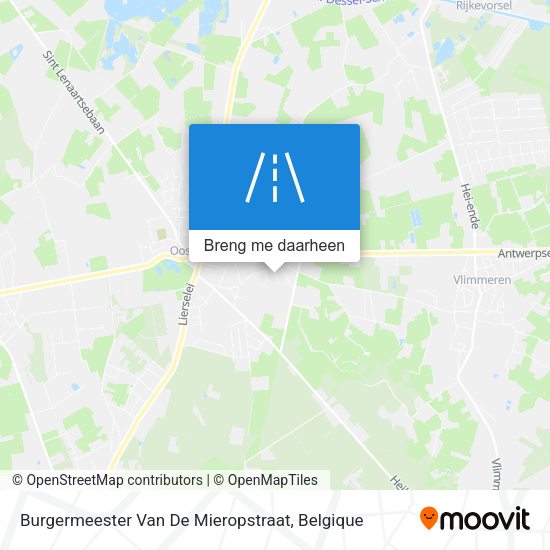 Burgermeester Van De Mieropstraat kaart