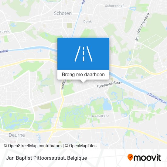 Jan Baptist Pittoorsstraat kaart