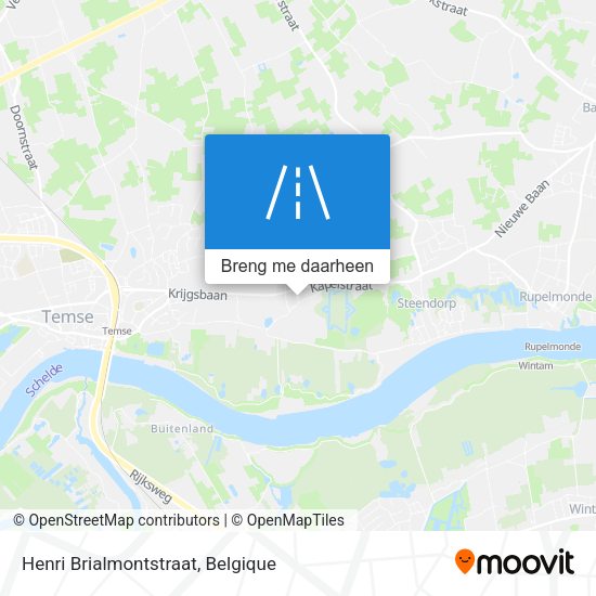 Henri Brialmontstraat kaart