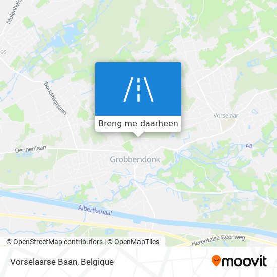 Vorselaarse Baan kaart