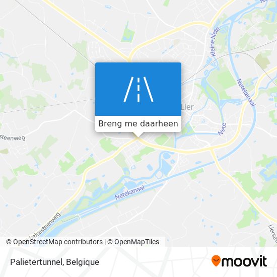 Palietertunnel kaart