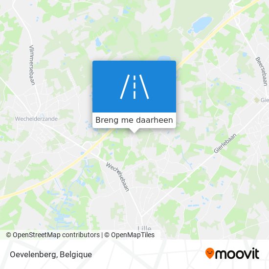 Oevelenberg kaart