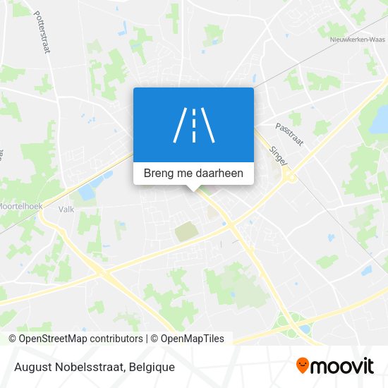 August Nobelsstraat kaart