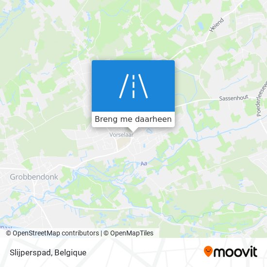 Slijperspad kaart