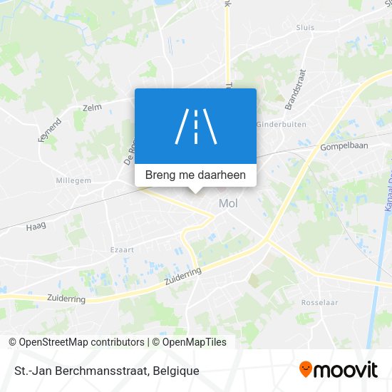 St.-Jan Berchmansstraat kaart