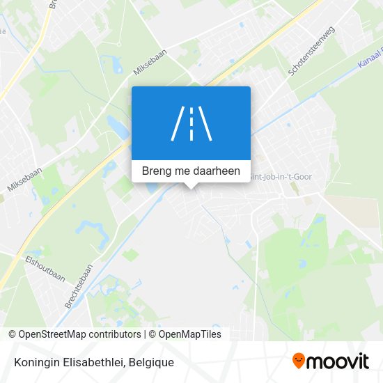 Koningin Elisabethlei kaart