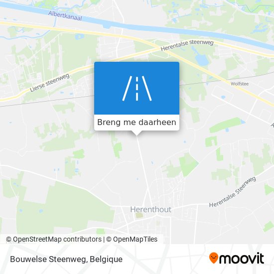 Bouwelse Steenweg kaart