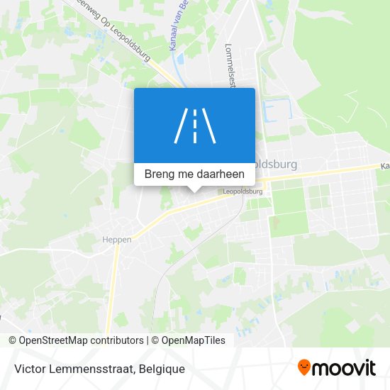 Victor Lemmensstraat kaart