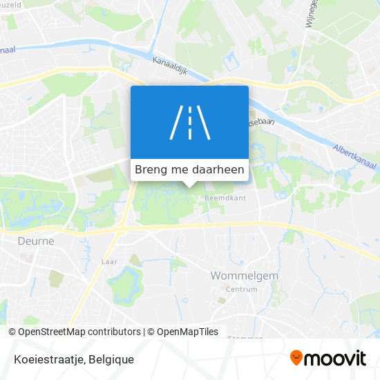 Koeiestraatje kaart