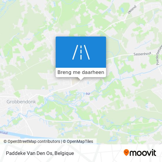 Paddeke Van Den Os kaart