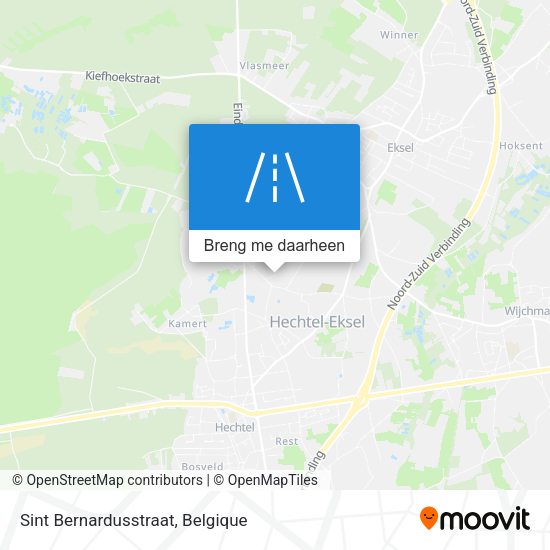 Sint Bernardusstraat kaart