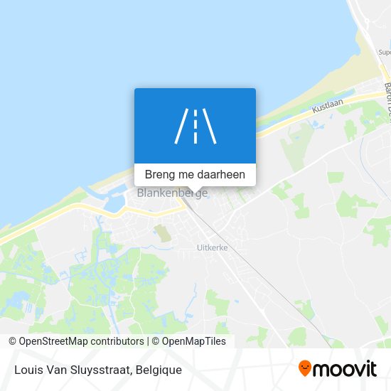 Louis Van Sluysstraat kaart
